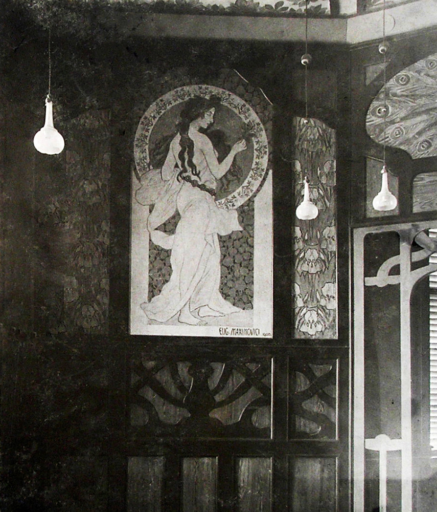 Інтер’єр громадської споруди. Поч. 20 ст. Олія